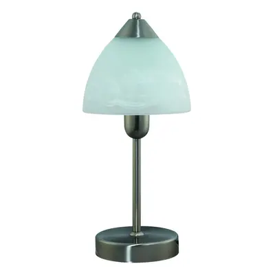 Rabalux stolní lampa Tristan E14 1x MAX 40W saténová chromová 7202