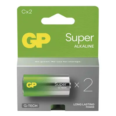 EMOS Alkalická baterie GP Super C (LR14), 2 ks B01312