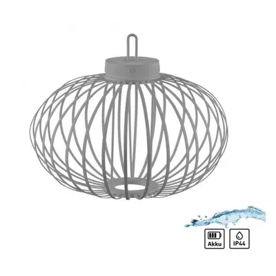 PAUL NEUHAUS JUST LIGHT LED stolní lampa průměr 46cm moblní na baterie USB IP44 stmívatelné doty