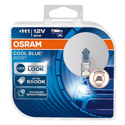 OSRAM H1 12V 80W P14,5s COOL BLUE BOOST 5500K 2ks 62150CBB-HCB