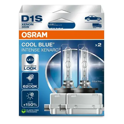 OSRAM D1S 35W PK32d-2 XENARC COOL BLUE INTENSE NextGen. 6200K +150% 2ks 66140CBN-2HB