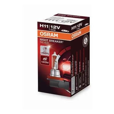 OSRAM H11 12V 55W PGJ19-2 NIGHT BREAKER SILVER +100% 1ks 64211NBS