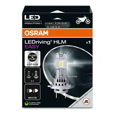 OSRAM LEDriving HLM EASY H7/H18 12V 16W PX26d/PY26d-1 6500K White 1ks blistr 64210DWESY-1HB