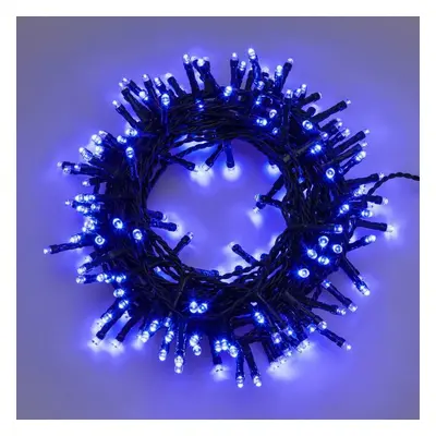 Xmas King XmasKing LED řetěz 12,8m 320 LED 31V venkovní, 8 programů modrá