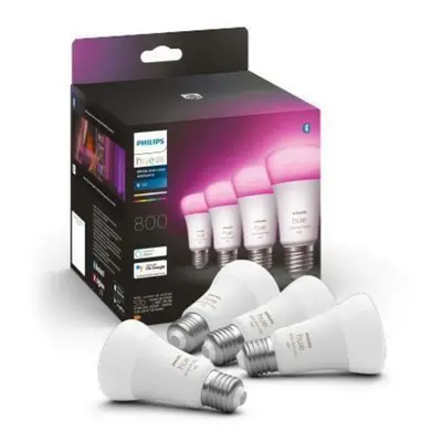 PHILIPS HUE Hue Bluetooth LED White and Color Ambiance set 4ks žárovek Philips 8719514328402 E27