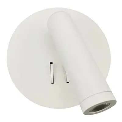 ACA Lighting nástěnné svítidlo LED 3+4W 3000K 280LM bílá kov D13,5X7CM ZEUS SF1801LEDW