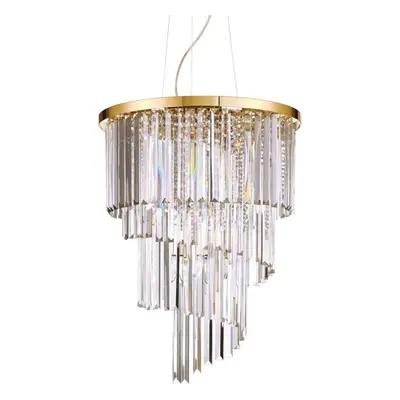 Závěsné svítidlo Ideal Lux Carlton SP12 oro 213521 E14 12x40W 50cm zlaté