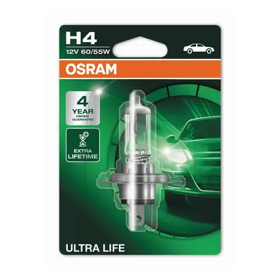 OSRAM H4 12V 60/55W P43t ULTRA LIFE 4 roky záruka 1ks blistr 64193ULT-01B