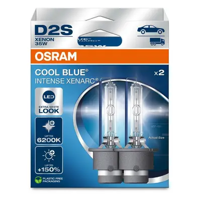 OSRAM D2S 35W P32d-2 XENARC COOL BLUE INTENSE NextGen. 6200K +150% 2ks 66240CBN-2HB