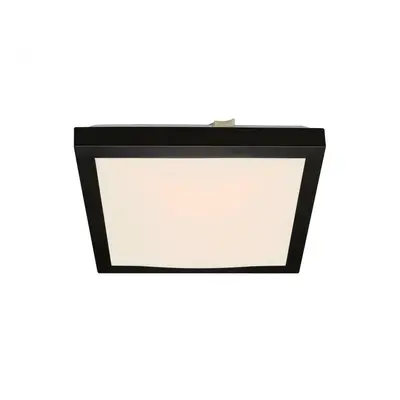 BRILONER LED stropní svítidlo, 27 cm, 12 W, bílé-černá BRI 3502-015