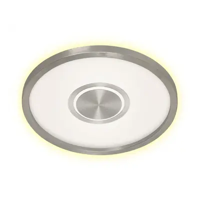 BRILONER Svítidlo LED panel, pr. 42,5 cm, 3000 lm, 22 W, matný nikl BRI 7366-112