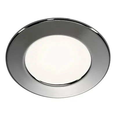 SLV BIG WHITE DL 126, vestavné svítidlo, LED SMD, 3000K, kulaté, chrom, max. 3 W, vč. listových 