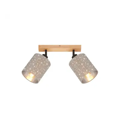 BRILONER Bodové svítidlo 28,5 cm 2x E27 25W taupe BRILO 2078-021