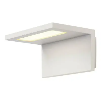 SLV BIG WHITE ANGOLUX WALL, venkovní nástěnné svítidlo, LED, 3000K, IP44, bílé, 36 SMD LED, max.