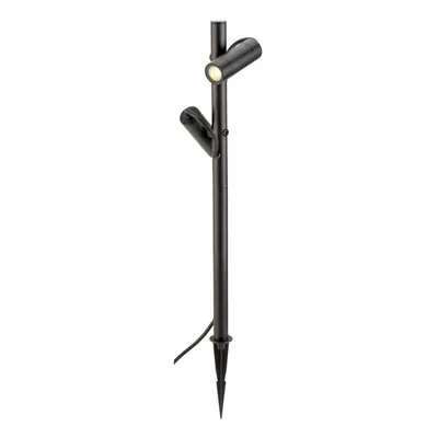 BIG WHITE (SLV) HELIA SLIM Pole double LED, venkovní stojací lampa, černá IP65 3000K 1007869