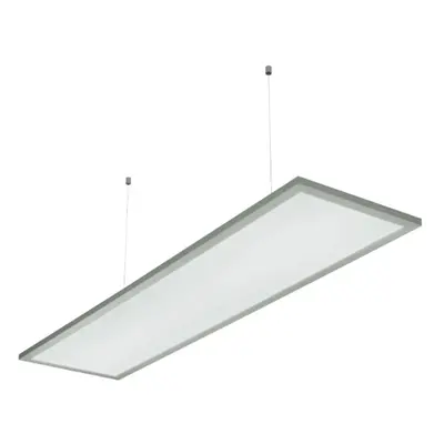 NASLI závěsné svítidlo Elata OP LED 120 cm 79 W stříbrná/elox