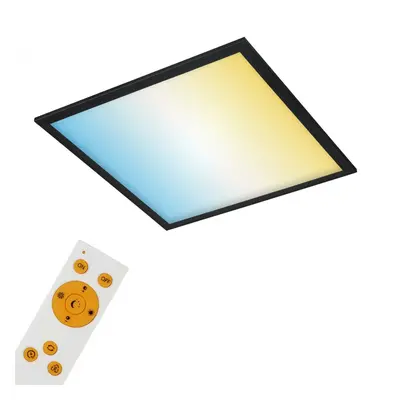 BRILONER CCT svítidlo LED panel, 44,5 cm, 24 W, černá BRILO 7179-015