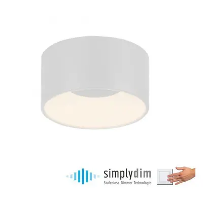 PAUL NEUHAUS JUST LIGHT LED stropní svítidlo bílé průměr 16cm stmívatelné SimplyDim 3000K LD 143