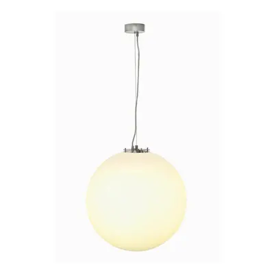 SLV BIG WHITE ROTOBALL 50, závěsné svítidlo, TC-TSE, stříbrošedé/bílé, pr. 50 cm, max. 24 W 1654