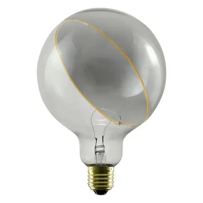 BIG WHITE (SLV) LED Iluze Globe 125 se skloněným vrcholem LED žárovka, kouřový efekt, E27, fázov