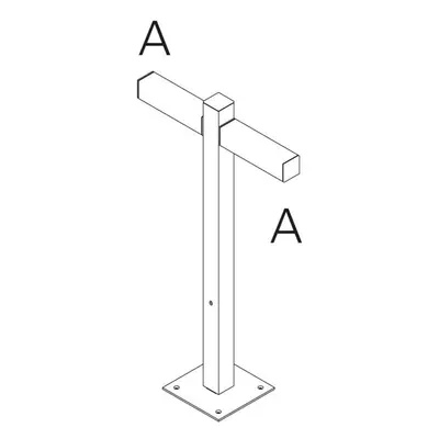 Artemide Walking - stojna 900 - 2x180d hlavy - A 90h T4506C30