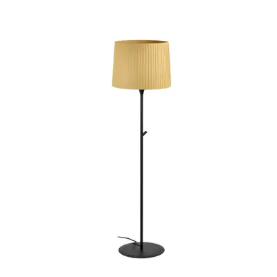 FARO SAMBA černá/skládaná žlutá stojací lampa