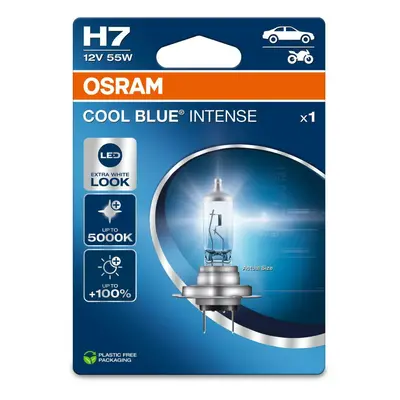 OSRAM H7 12V 55W PX26d Cool Blue INTENSE NextGen. 5000K +100% 64210CBN-1BL