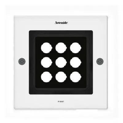 Artemide Ego 220 downlight čtverec EL 3000K hliník IK10 T4067ELPTW00