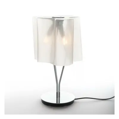 Artemide Logico stolní lampa - Difuzor hedvábí, chromová struktura 0457120A