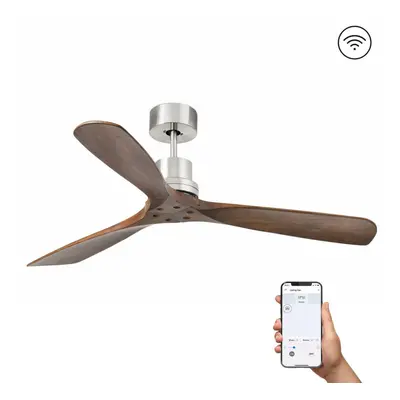 FARO LANTAU L stropní ventilátor, matný nikl DC SMART