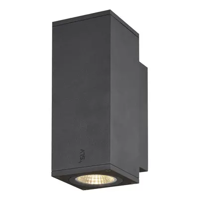 SLV BIG WHITE ENOLA SQUARE UP/DOWN S Outdoor, nástěnné LED svítidlo, antracitové 1003418