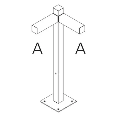 Artemide Walking - stojna 900 - 2x90d hlavy - A 90h T4506B30