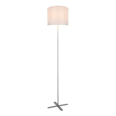 Rabalux stojací lampa Izander E27 1x MAX 40W stříbrná 74012