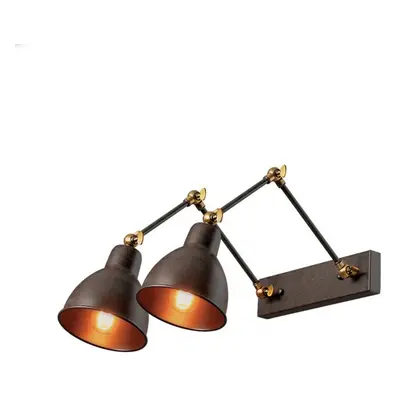 ACA Lighting nástěnné svítidlo 2XE27 kov design rzi 39X30X36CM THALASSA EG168872WR