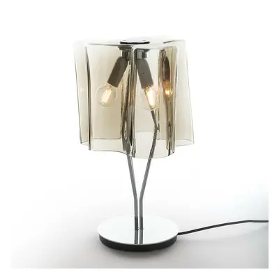 Artemide Logico Mini stolní lampa - fumé difuzor, chromová struktura 0700110A