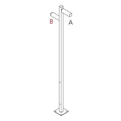 Artemide Walking - stojna 2500 - 2x180d hlavy - A 90h + B 60h T4507G30