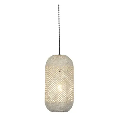 ACA Lighting závěsné svítidlo 1XE27 ratan + dřevo D20XH120CM COCONUT OD761P20RW