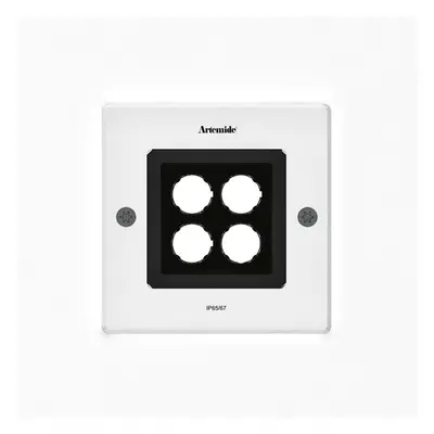 Artemide Ego 150 downlight čtverec 5d 3000K hliník IK09 T4065NSPW00