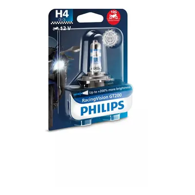 Philips H4 12V 60/55W P43t RacingVision GT200 Moto PH 12342RGTBW