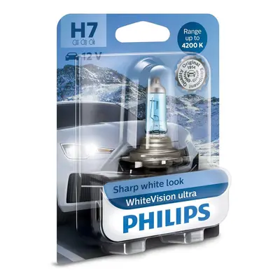 Philips H7 12V 55W PX26d WhiteVision Ultra 4200K 1ks blistr 12972WVUB1