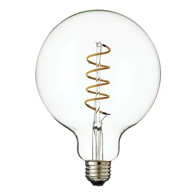 HUDSON VALLEY LED žárovka G125 6W E27 230V čirá stmívatelná SPIRAL FILAMENT stmívatelná 4ks BLB-