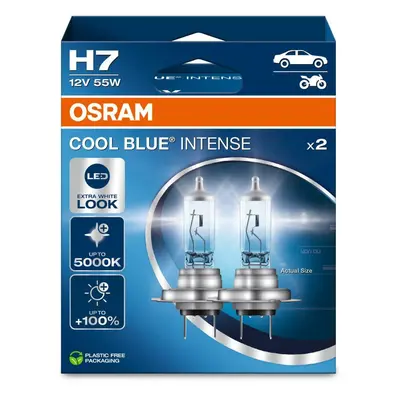 OSRAM H7 12V 55W PX26d Cool Blue INTENSE NextGen. 5000K +100% Duo 2ks 64210CBN-2HB