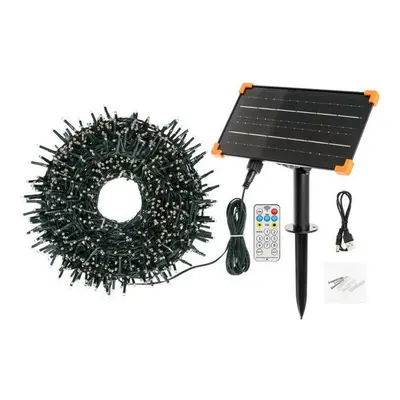 Xmas King XmasKing LED řetěz 20m 1000 LED solární venkovní, teplá bílá (LED světelný řetěz venko