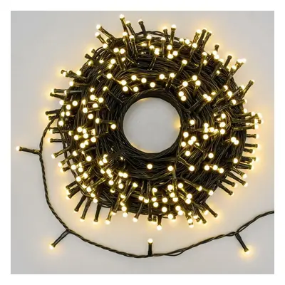 Xmas King XmasKing LED řetěz 25m 500 LED solární / trafo 230V venkovní, teplá bílá (LED světelný