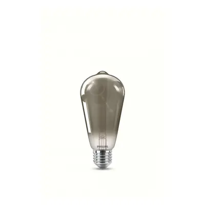 LED Žárovka Philips Vintage Classic E27 ST64 2,3W-15W smoky 2700K nestmívatelná