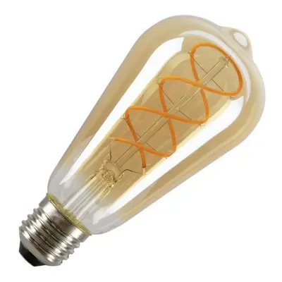 BIG WHITE (SLV) LED ST64 LED žárovka, zlatá, E27, 4W, 1800K 1008645