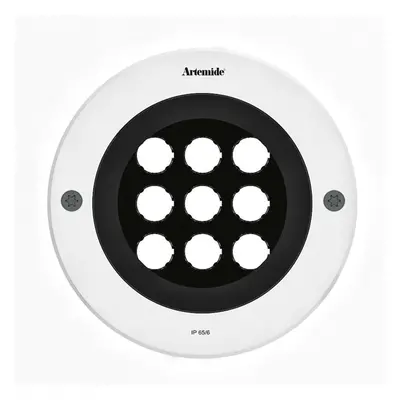 Artemide Ego 220 downlight čtverec 38d 3000K hliník IK10 T4087WFLW00