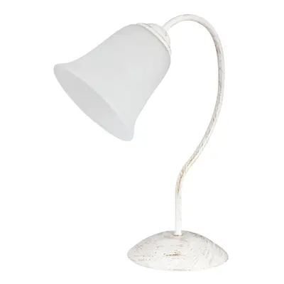 Rabalux stolní lampa Fabiola E27 1x MAX 40W antikovaná bílá 7260