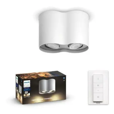 PHILIPS HUE Hue White Ambiance Stropní bodové svítidlo Philips Pillar BT 8719514338463 LED GU10 