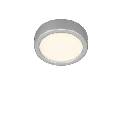 BRILONER LED stropní svítidlo, pr. 12 cm, 7 W, matný chrom BRILO 7089-414